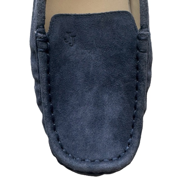 Janie and Jack Navy Blue Suede Driving Shoes Loafers | 3 K NWOT - Picture 3 of 13